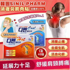 韓國SINIL PHARM消疲勞肌肉貼(一盒40張) (12月下旬)